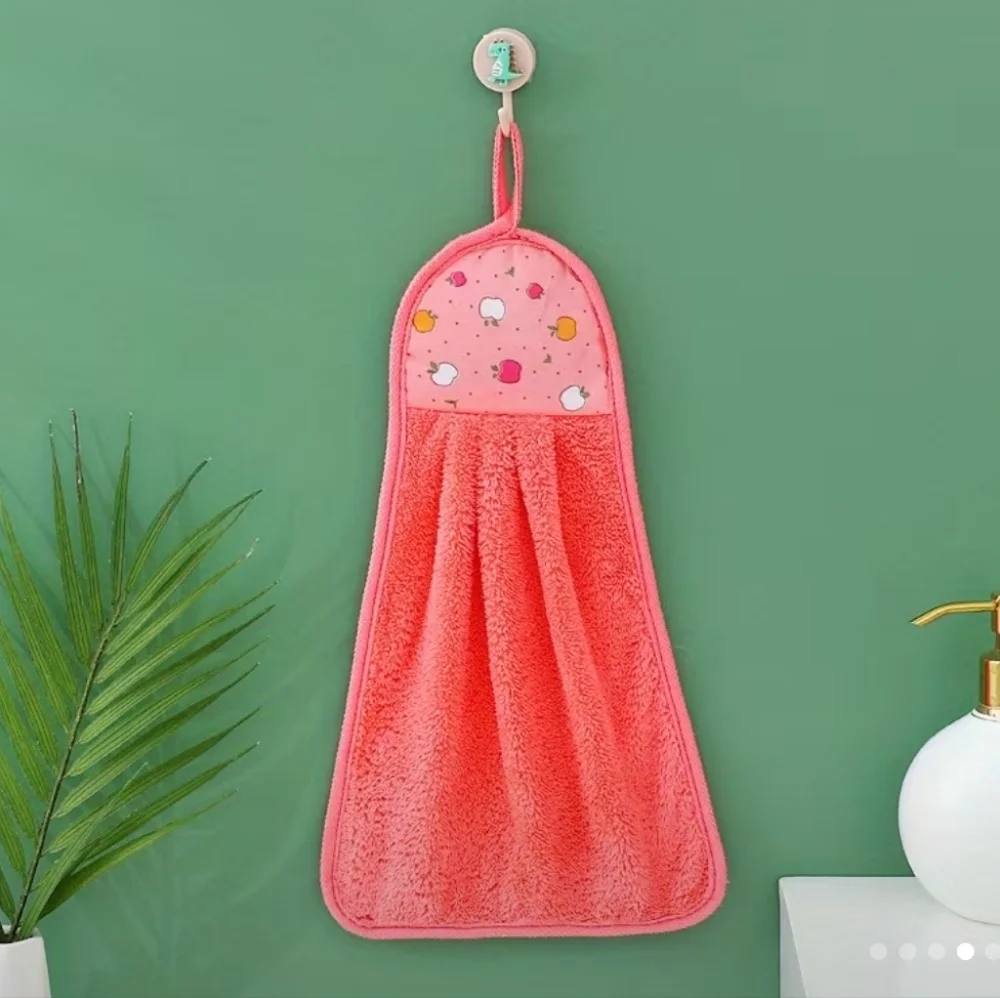 Hanging Hand Towels 4pc Set, Colorful